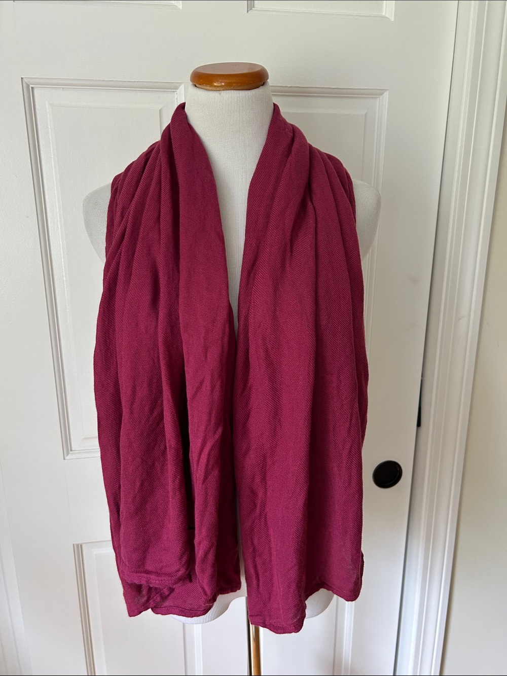 Brookstone Viscose Wrap/ scarf in deep fuchsia